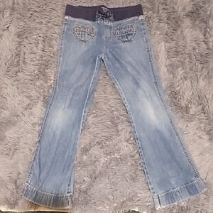 Basic Editions Blue Kids Flare Jeans